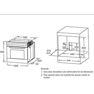 NordMende SOP525IX Multifunction Pyrolytic Oven