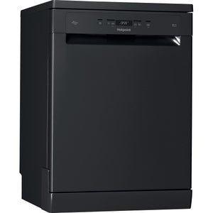 Hotpoint HFC3C26WCBUK Free standing Dishwasher 14 Place Setting Black