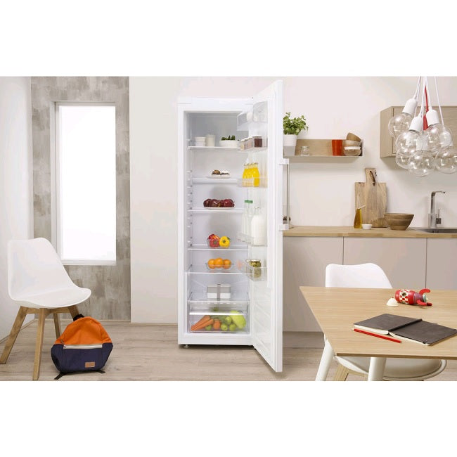 INDESIT 60CM WHITE 1.87M TALL FRIDGE SI81QWDUK1