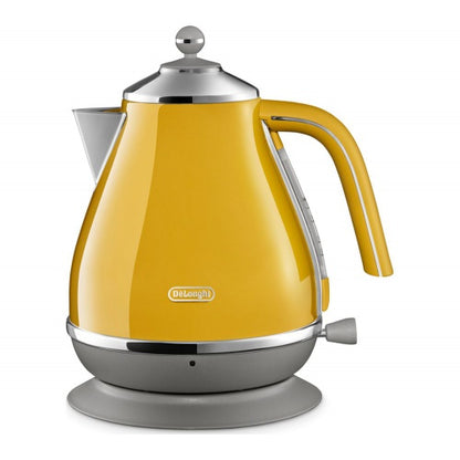 Delonghi Icona Capitals 1.7L Jug Kettle in Yellow Model - KBOC3001Y