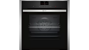 NEFF Slide and Hide Single Electric Oven – Stainless Steel SKU: B57CS24HOB