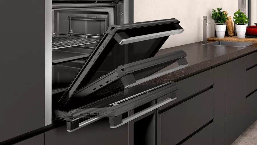 Neff oven slide and outlet hide double oven