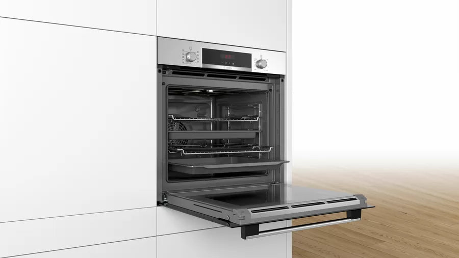 Bosch serie 4 hbs573bs0b store built in electric single oven