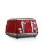 DeLonghi CTOC4003R, Icona Capitals 4 Slice Toaster, Red
