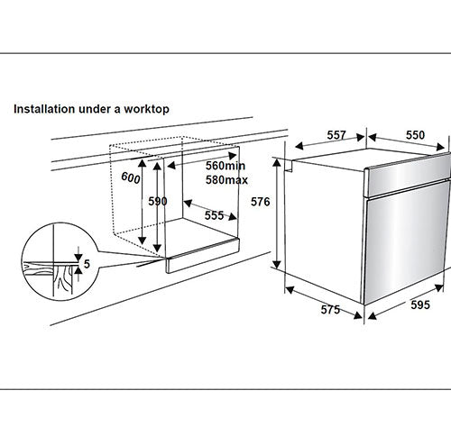 NordMende Single Oven Stainless Steel | SO106IX