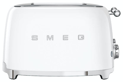 Smeg 50's Retro Style 4 Slice Toaster | TSF03WHUK | White
