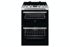 Zanussi Electric Cooker with Ceramic Hob | ZCV66250XA