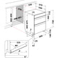 WHIRLPOOL BUILT UNDER DOUBLE OVEN | AKL307IX