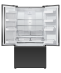 Fisher Paykel  Freestanding French Door Refrigerator Freezer, Ice & Water -MATTE BLACK |RF540AZUB6