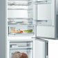 BOSCH Series 6 Freestanding Fridge-Freezer – Stainless steel... | KGE49AICAG