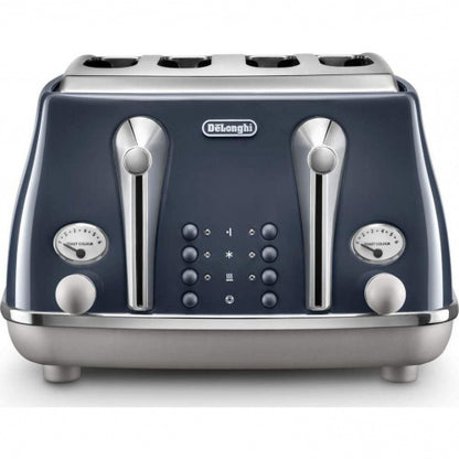 Delonghi Icona 4-Slice Toaster Blue - CTOC4003.BL