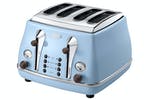 DeLonghi Icona Vintage 4 Slice Toaster | CTOV4003AZ | Azure.. 1 only