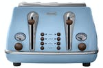 DeLonghi Icona Vintage 4 Slice Toaster | CTOV4003AZ | Azure.. 1 only