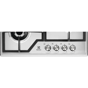 Electrolux 60CM 4 Zone Gas Hob - Stainless Steel | KGS64362XX