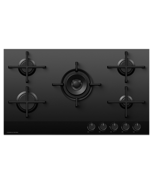 Gas on Glass Cooktop, Nat gas only 90cm | CG905DNGGB4