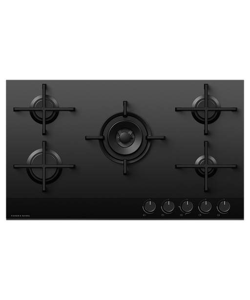 CG905DNGGB4 Gas on Glass Cooktop, Nat gas only 90cm FISHER & PAYKEL
