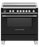 FISHER & PAYKEL 90CM 5 ZONE INDUCTION RANGE COOKER IN BLACK | OR90SCI6B1