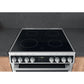 HOTPOINT ELECTRIC FREESTANDING DOUBLE OVEN COOKER 60CM HDM67V8D2CX/UK