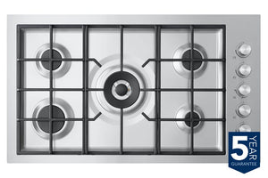FISHER & PAYKEL CG905DWNGFCX3 90CM FLUSH FITTING NATURAL GAS HOB *** IN STOCK***
