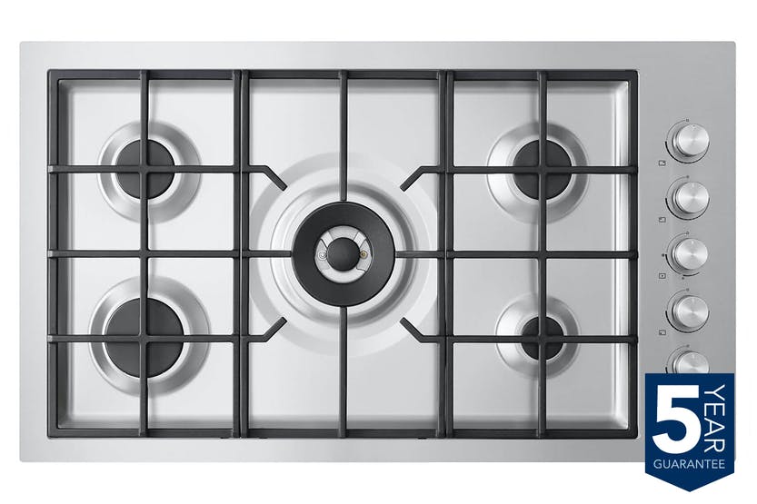 FISHER & PAYKEL CG905DWNGFCX3 90CM FLUSH FITTING NATURAL GAS HOB