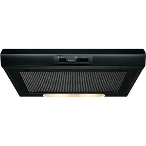 HOTPOINT BLACK COOKER HOOD PSLMO65FLSK