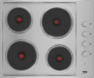 BEKO HIBE64101X 60CM SOLID PLATE HOB