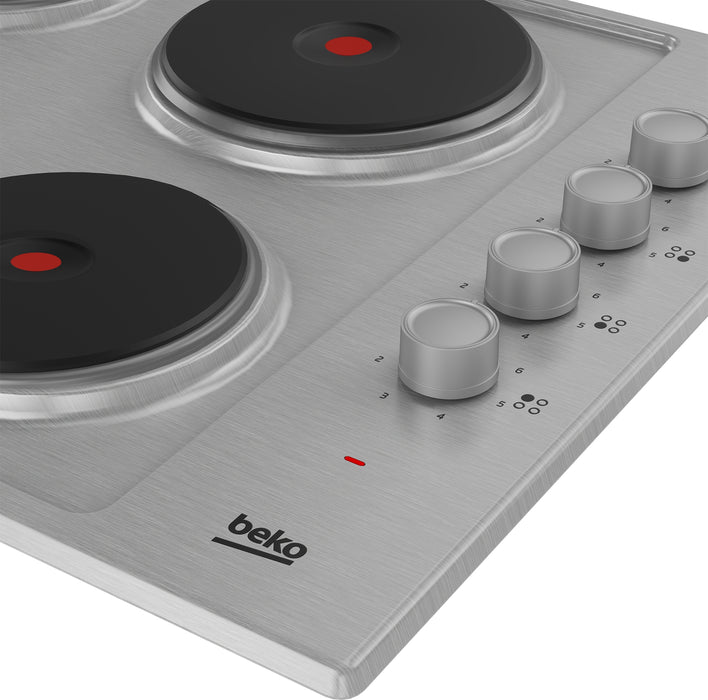 BEKO HIBE64101X 60CM SOLID PLATE HOB