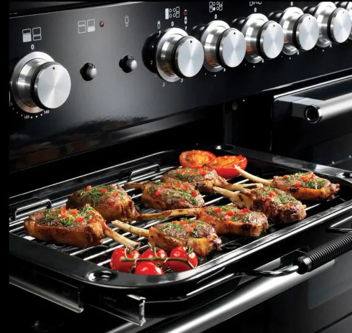 Rangemaster NEX110EIBL/C Nexus Electric Induction 110 Range Cooker Black Chrome
