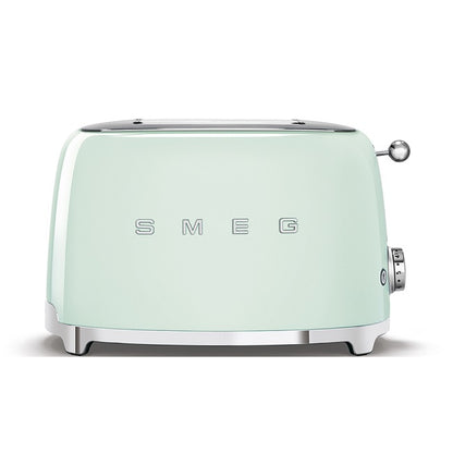 SMEG 50’S RETRO STYLE 2 SLICE PASTEL GREEN TOASTER TSF01PGUK