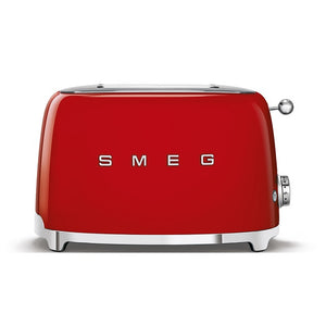 SMEG 50’S RETRO STYLE 2 SLICE RED TOASTER TSF01RDUK