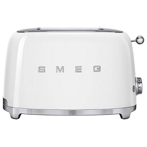 Smeg 50's Retro style 2 Slice White Toaster TSF01WHUK