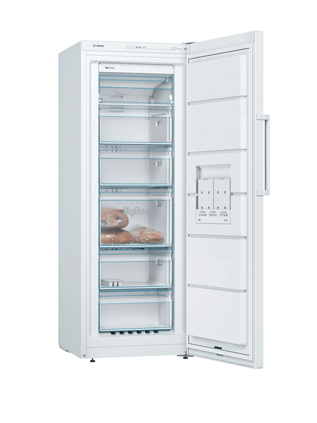 Bosch GSN29VWEVG Single Door Upright Freezer-White